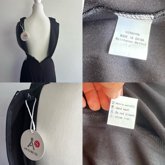 NWT Women's Summer Sleeveless Cutout Maxi Dress Bodycon Slit Beach Wedding SMALL - Picture 17 of 17